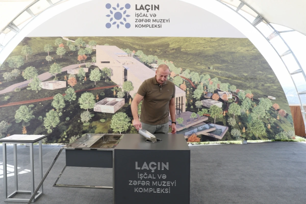 Laçında İşğal və Zəfər Muzeyi Kompleksinin təməli qoyulub - FOTO