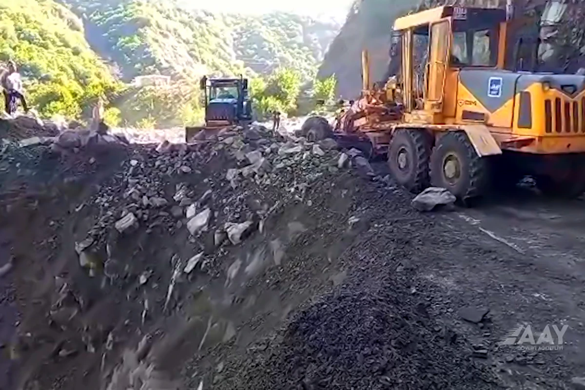 İsmayıllı-Lahıc-Burovdal yolunda son vəziyyət: Hərəkət bərpa olunub - VİDEO