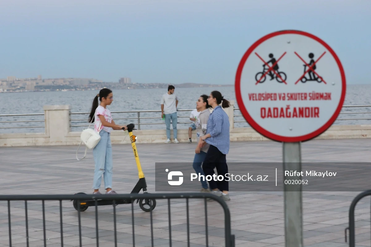 Dənizkənarı Bulvarda skuterlərin hərəkəti qadağan olunub - YENİLƏNİB