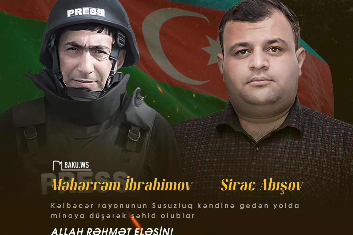 AZƏRTAC-ın müxbiri Məhərrəm İbrahimov və AzTV-nin operatoru Sirac Abışovun şəhid olmalarından 2 il ötür