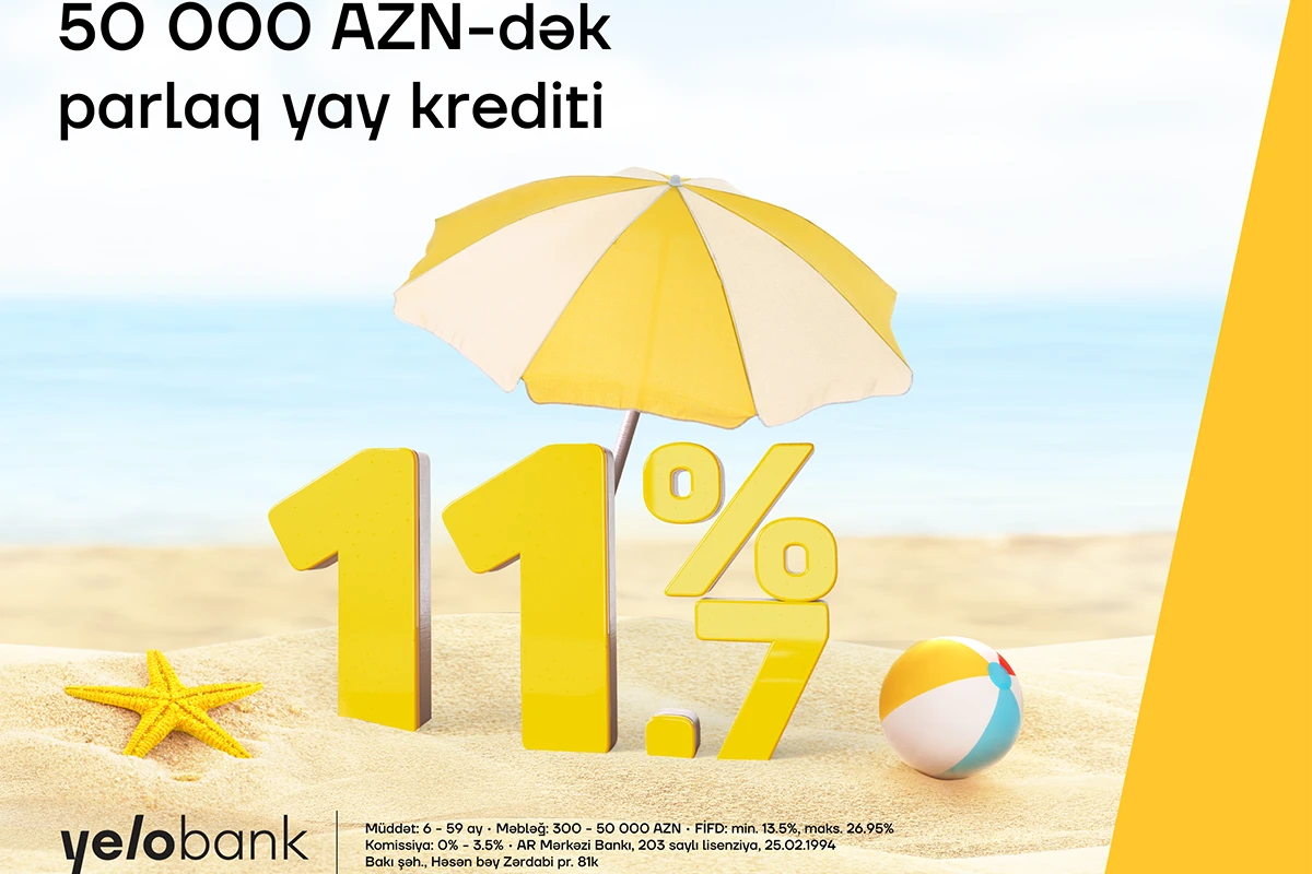 Yelo Bank-dan parlaq yay krediti