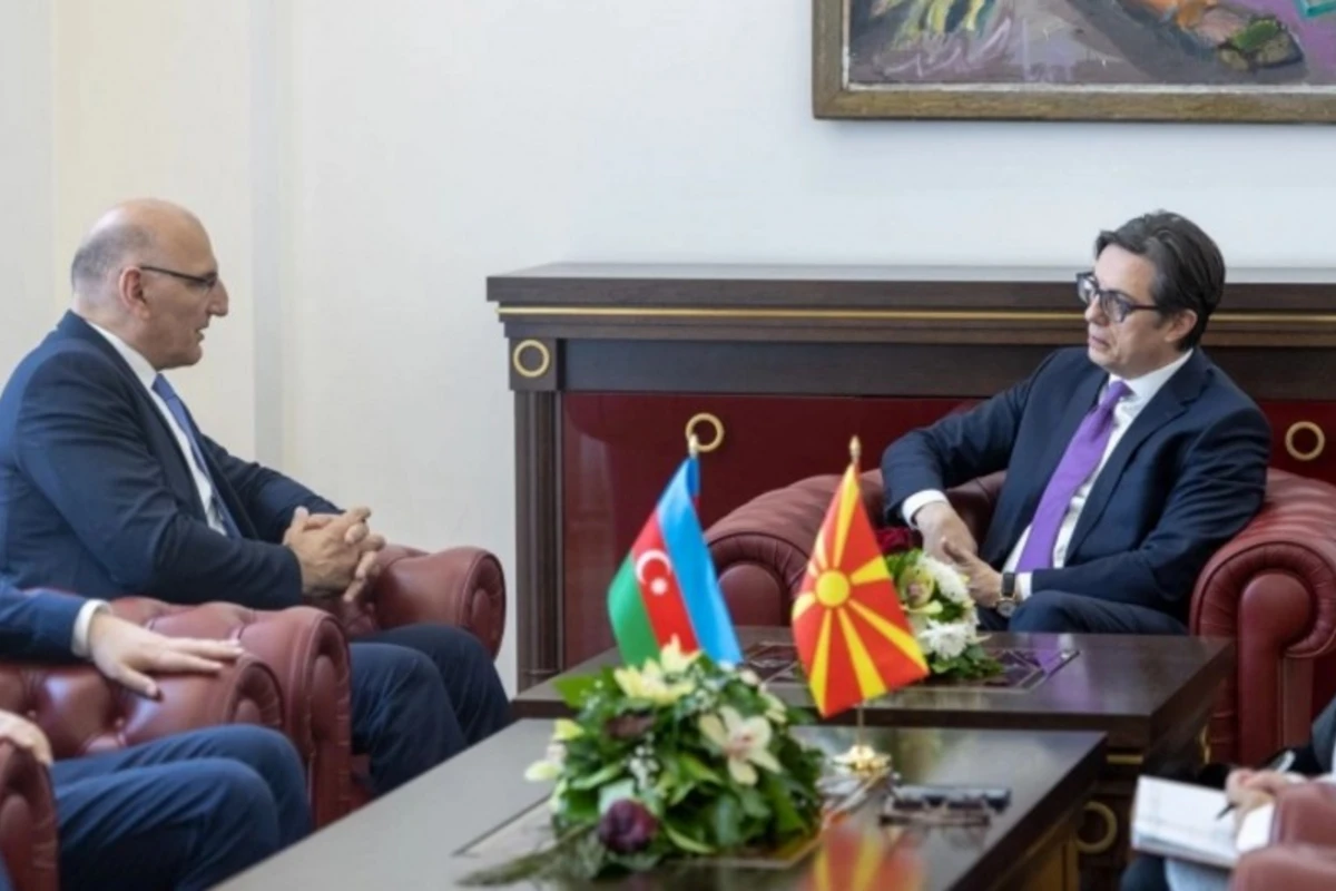Birinci vitse-prezidentin köməkçisi Şimali Makedoniya rəhbərliyi ilə görüşlər keçirib