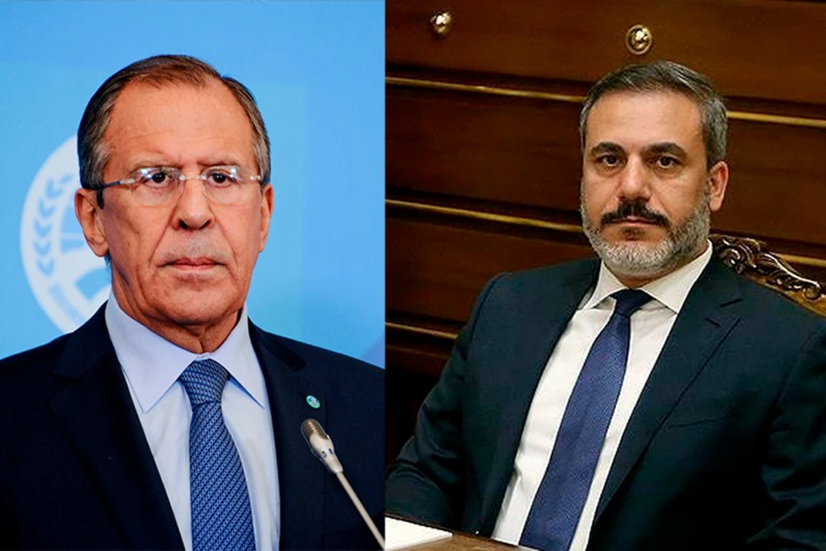 Sergey Lavrov Hakan Fidanı təbrik edib
