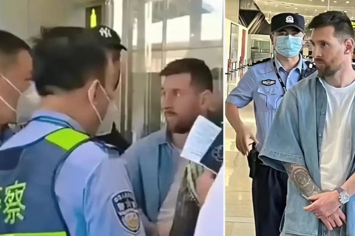 Messi Pekin hava limanında saxlanıldı
