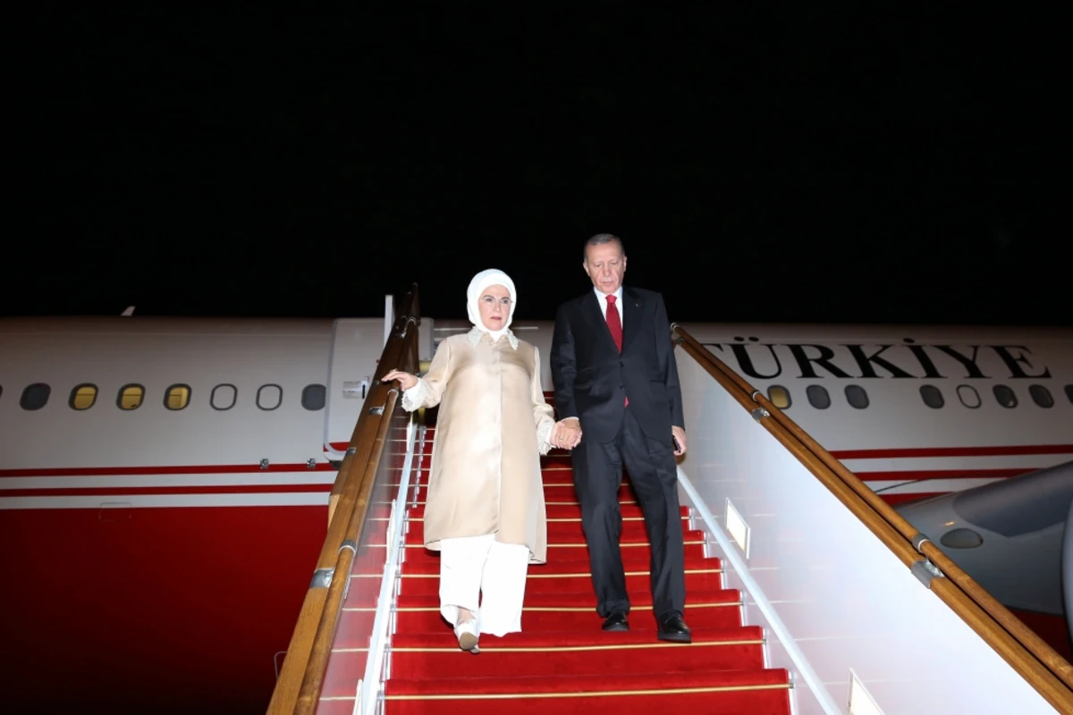 Rəcəb Tayyib Ərdoğan Azərbaycana dövlət səfərinə gəlib - FOTO