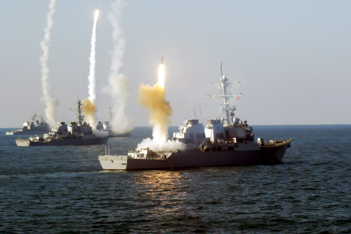 Армия РФ нанесла ракетный удар с Каспийского моря - ВИДЕО