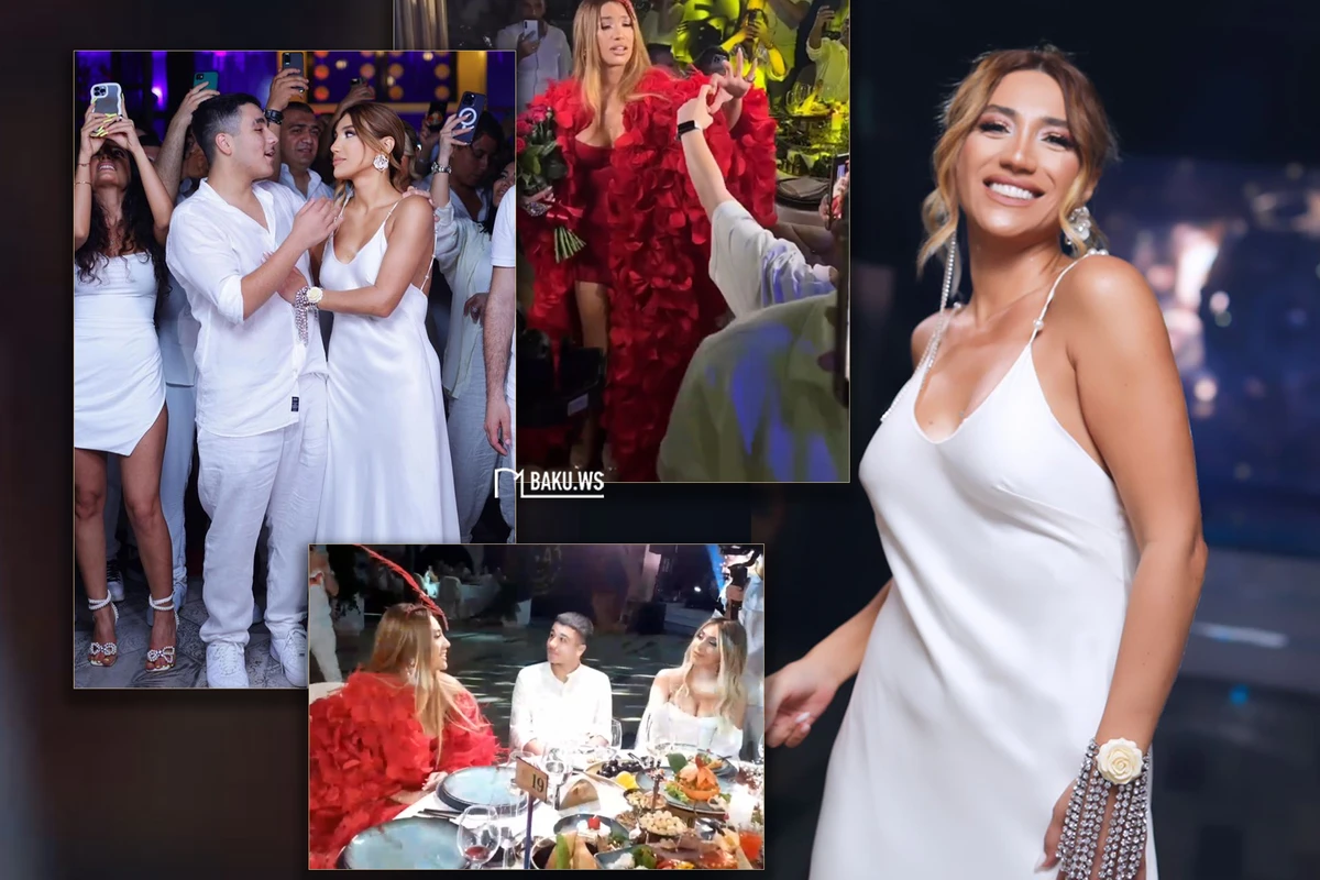 Röya Ayxanın möhtəşəm ad günündən GÖRÜNTÜLƏR - FOTO/VİDEO