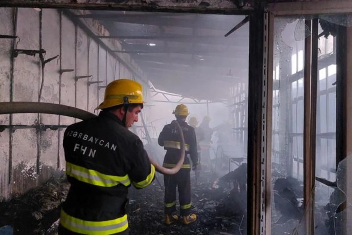 В Барде на территории Köhnə bazar произошел пожар - ВИДЕО