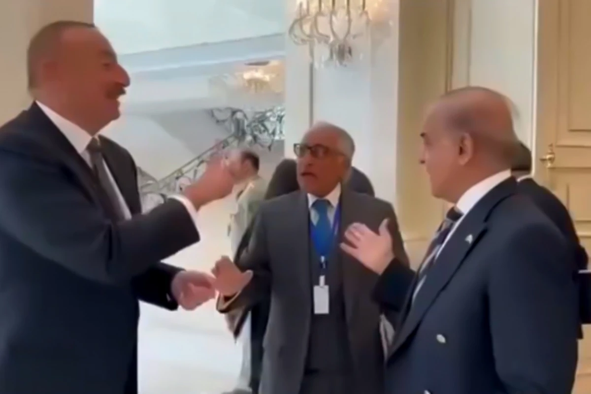 İlham Əliyevlə Pakistanın baş naziri arasında maraqlı dialoq - VİDEO