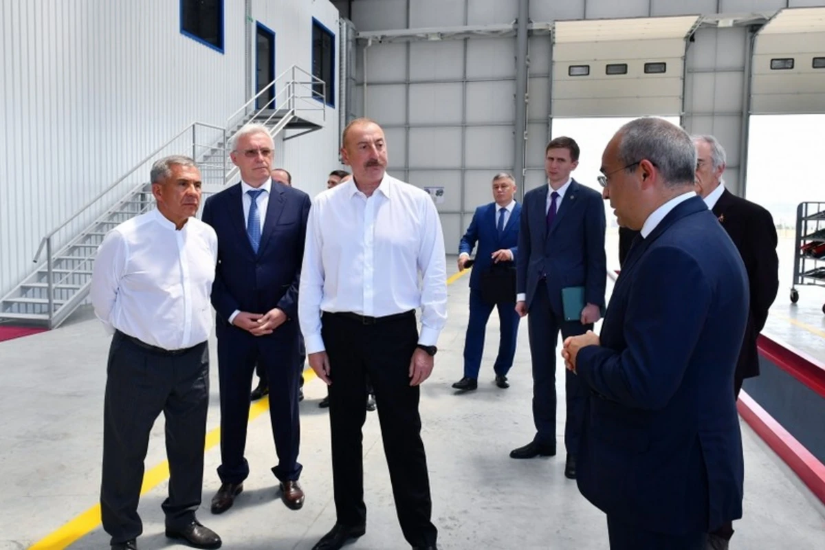 Azərbaycan və Tatarıstan liderləri birlikdə Zəngilan aeroportundan Bakıya yola düşüblər