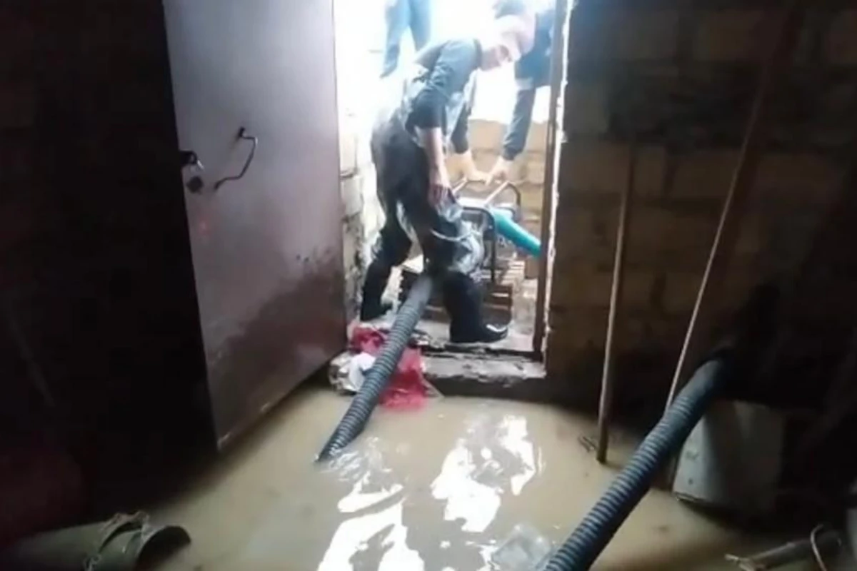 Gəncə və Naftalanda subasmanın fəsadları belə aradan qaldırıldı - FOTO/VİDEO