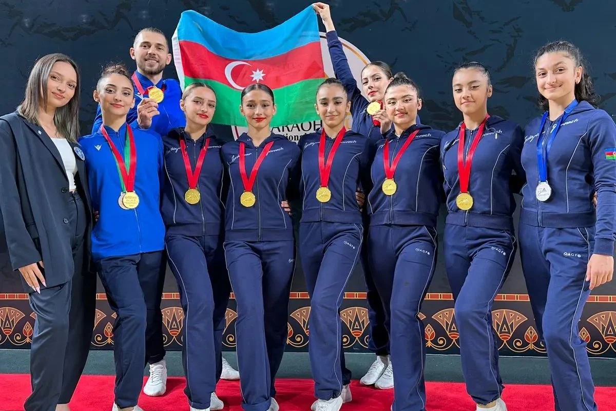 Azərbaycan gimnastları Misirdə üç qızıl medal qazanıblar - FOTO Azərbaycan gimnastları Misirdə üç qızıl medal qazanıblar - FOTO