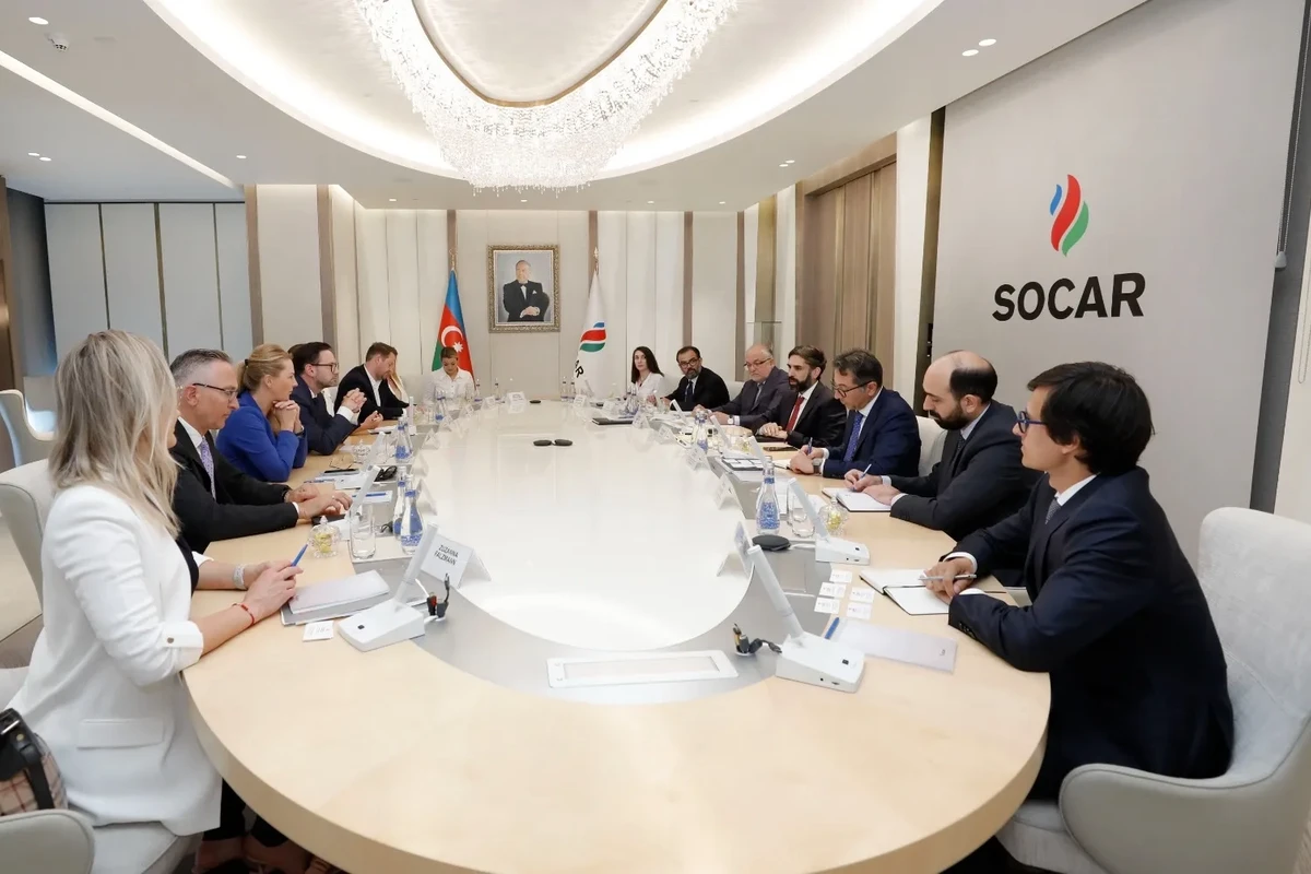 SOCAR-ın prezidenti “PKN Orlen” şirkətinin İdarə Heyətinin sədri ilə görüşdü - FOTO