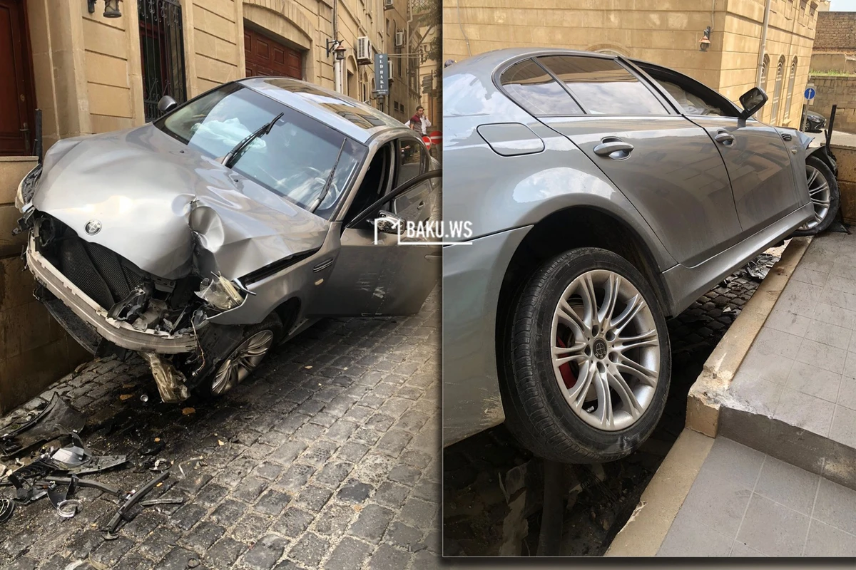 Bakıda ŞOK OLAY: Parkovşik müştərinin BMW-sini qaçırmaq istəyərkən aşırdı - VİDEO