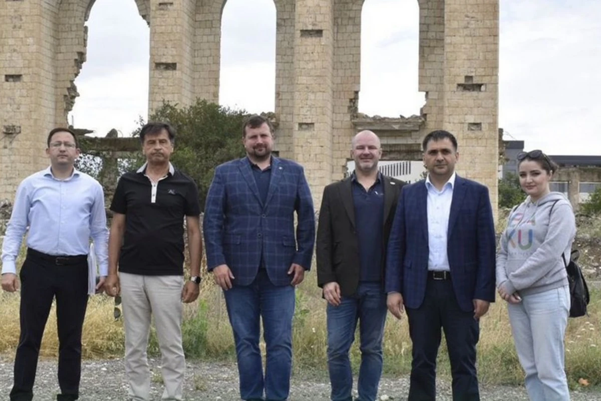 Çexiya-Azərbaycan parlamentlərarası dostluq qrupu Ağdama səfər edib - FOTO