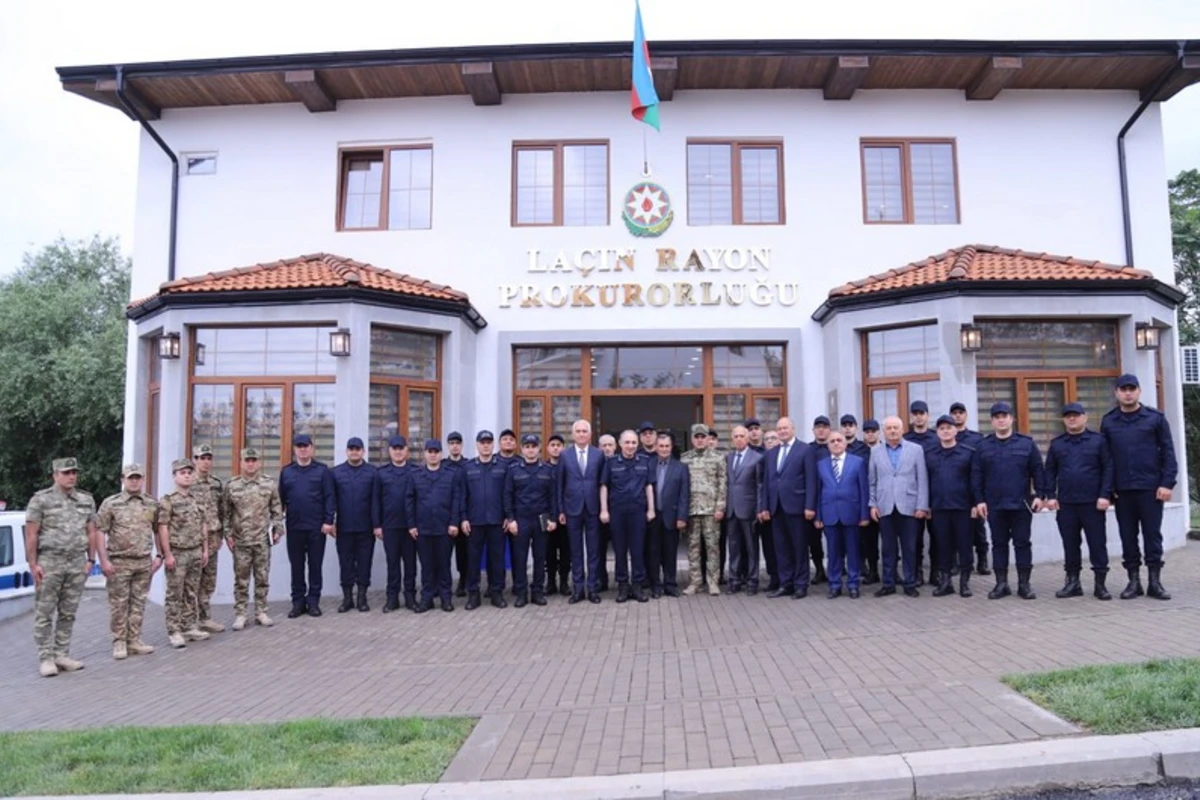 Baş prokuror Laçına gedib, prokurorluğun inzibati binası istifadəyə verilib - FOTO