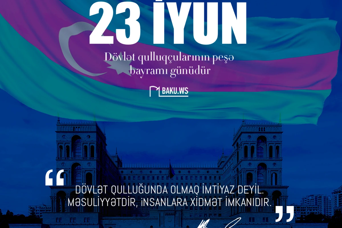 Bu gün dövlət qulluqçularının peşə bayramıdır Bu gün dövlət qulluqçularının peşə bayramıdır