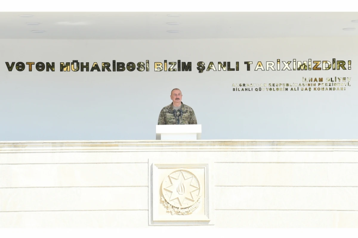 Президент Ильхам Алиев: Дальнейшее укрепление нашей армии остается задачей номер один