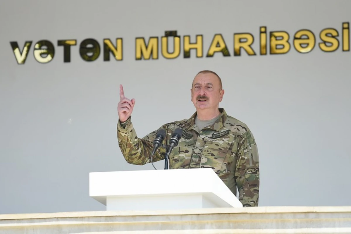 Prezident: Ermənistanla sərhəd boyunca əlverişli mövqelərə sahib olmağımız bizə strateji üstünlük təmin edir