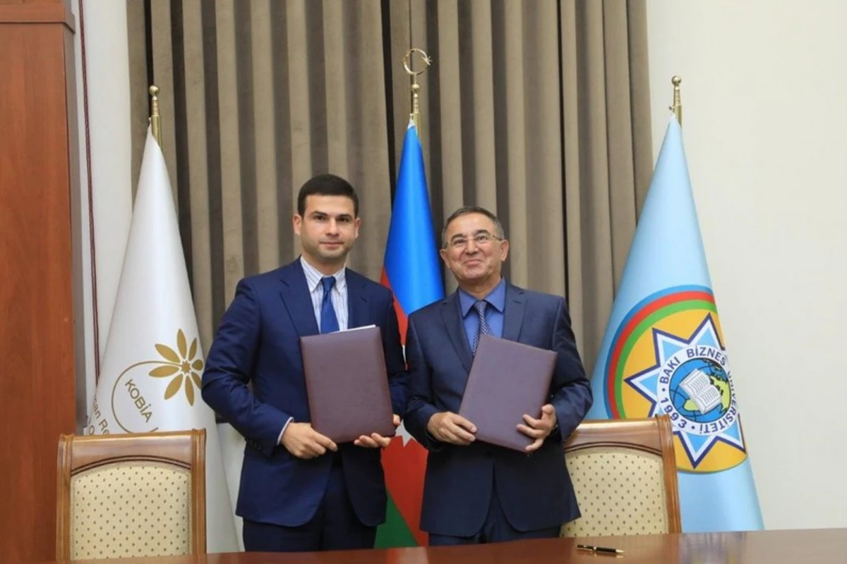 KOBİA və Bakı Biznes Universiteti memorandum imzalayıb - FOTO