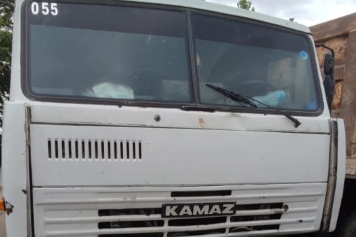 Füzulidə narkotikin təsiri altında “KamAZ” idarə edən şəxs saxlandı - FOTO