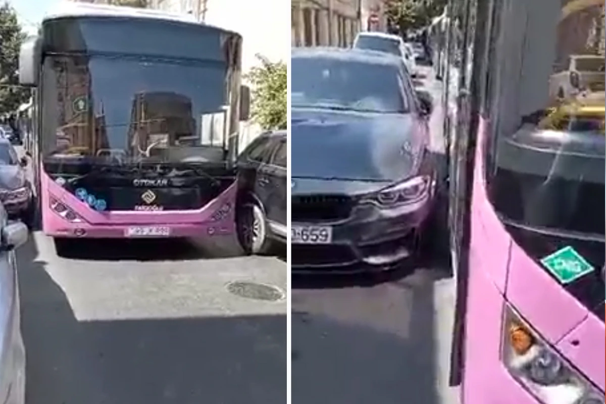 65 saylı avtobusun intervalı bu səbəbdən pozulur - VİDEO