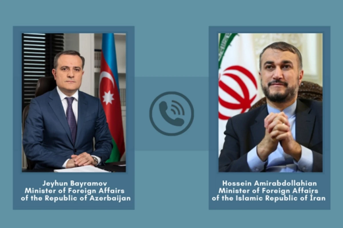Azərbaycan və İran XİN başçıları telefonla danışıb, münasibətlərin cari vəziyyəti müzakirə edilib