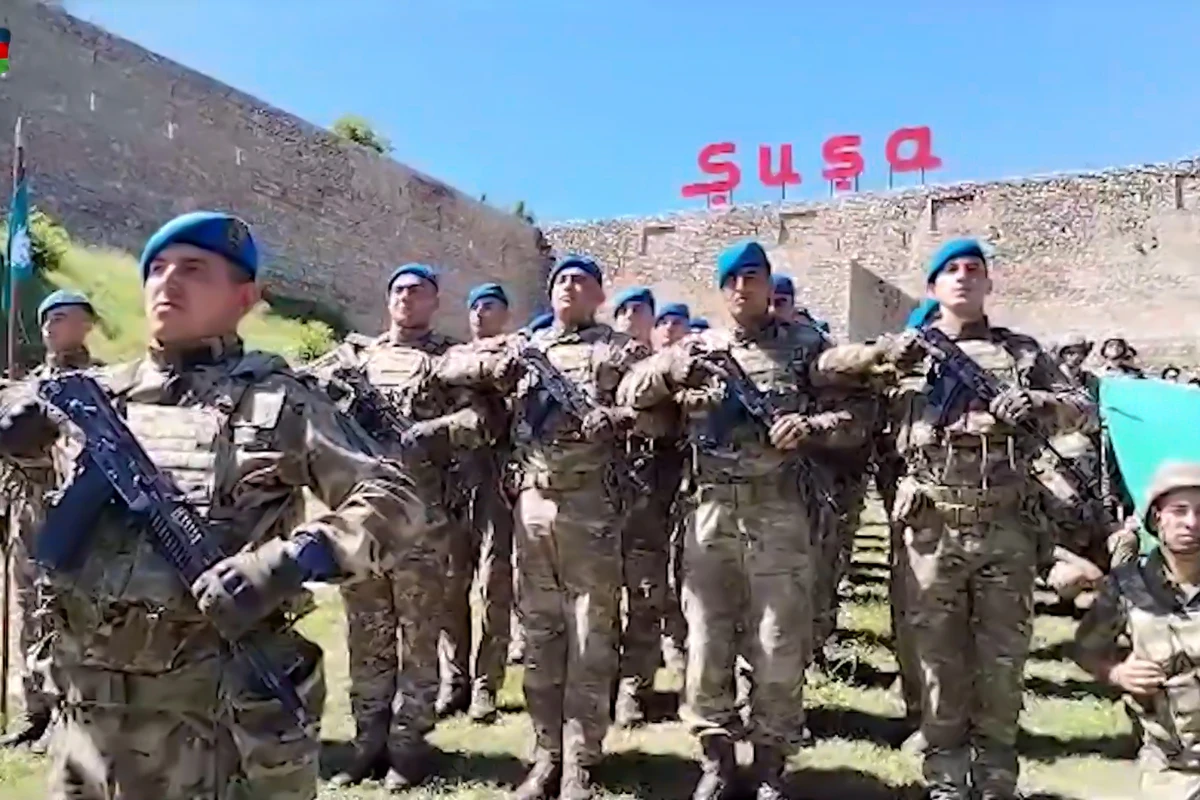 По случаю Дня Вооруженных сил прошли шествия военнослужащих - ВИДЕО