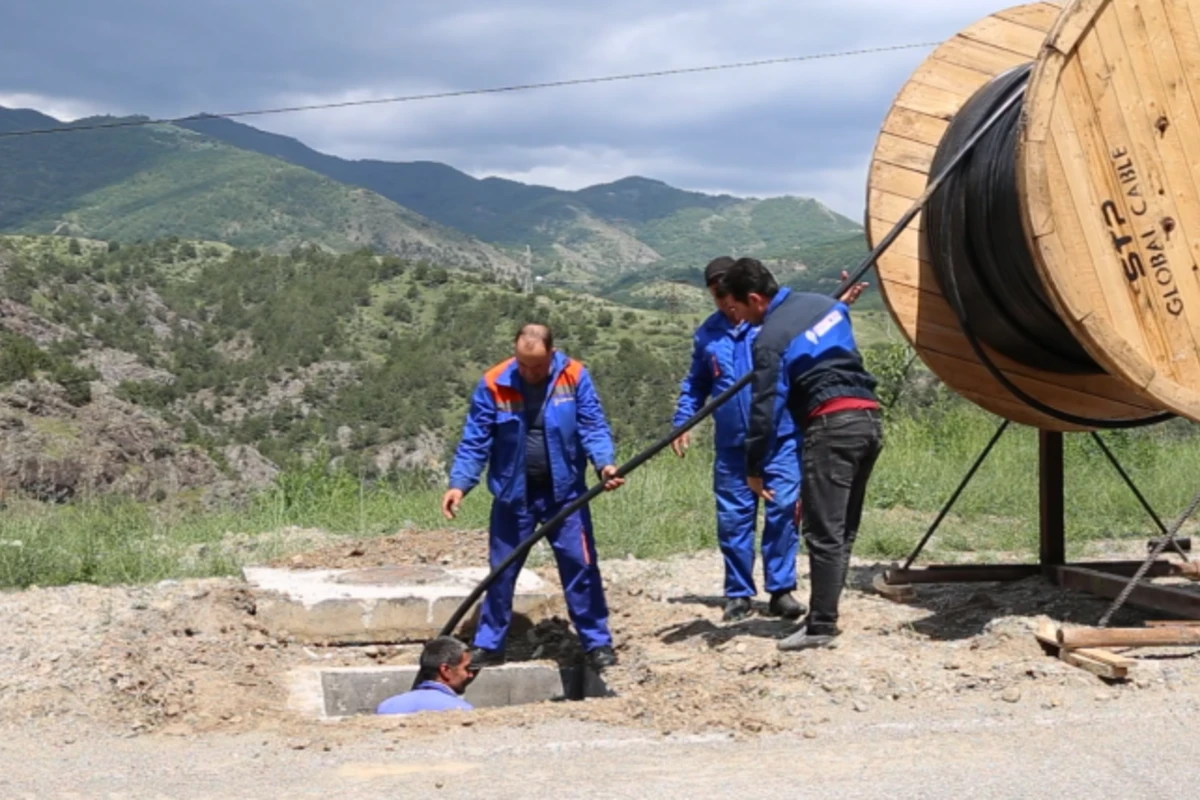 Laçının ən ucqar kəndlərinin elektrik şəbəkəsi yenilənir - VİDEO