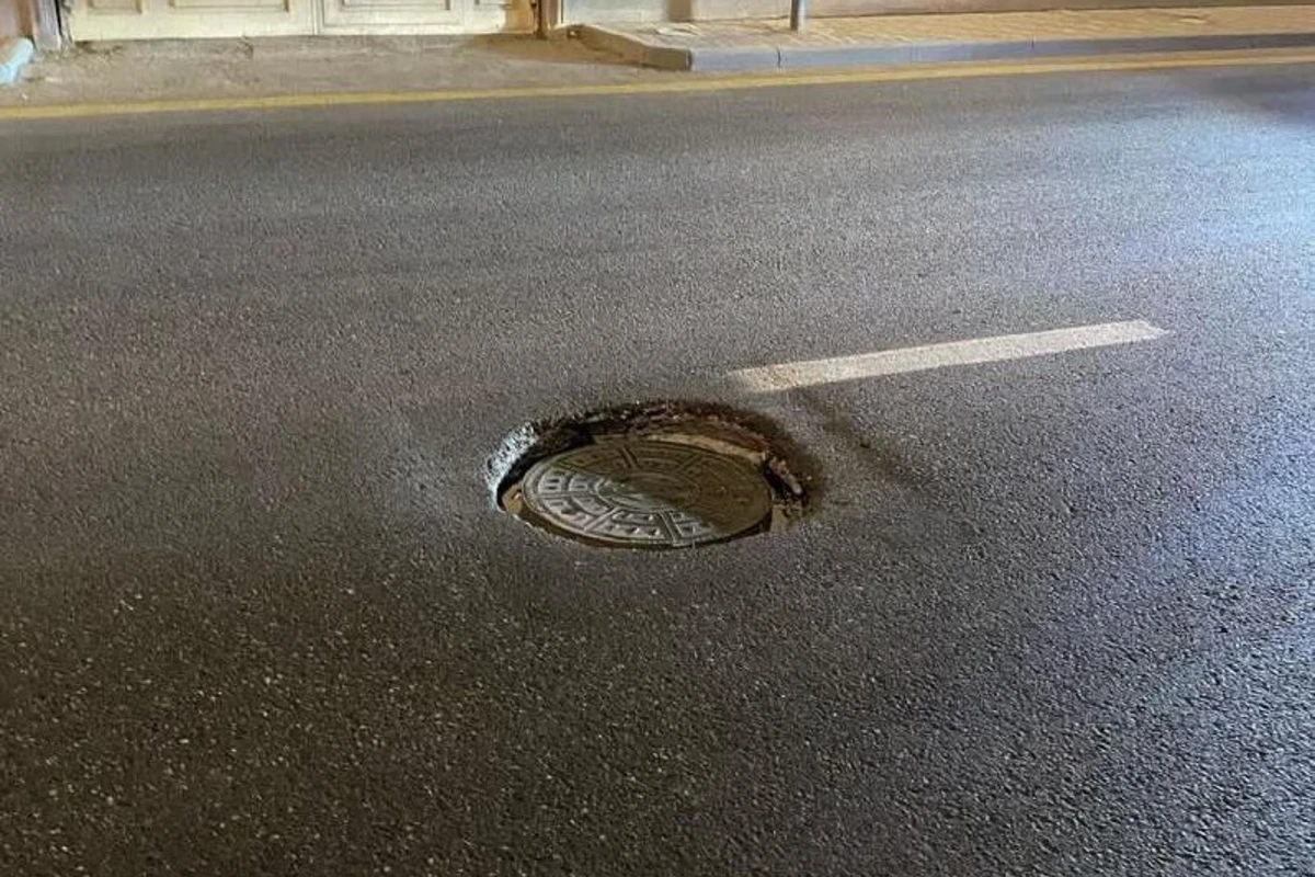 Avtomobillərə qənim kəsilən yol - FOTO