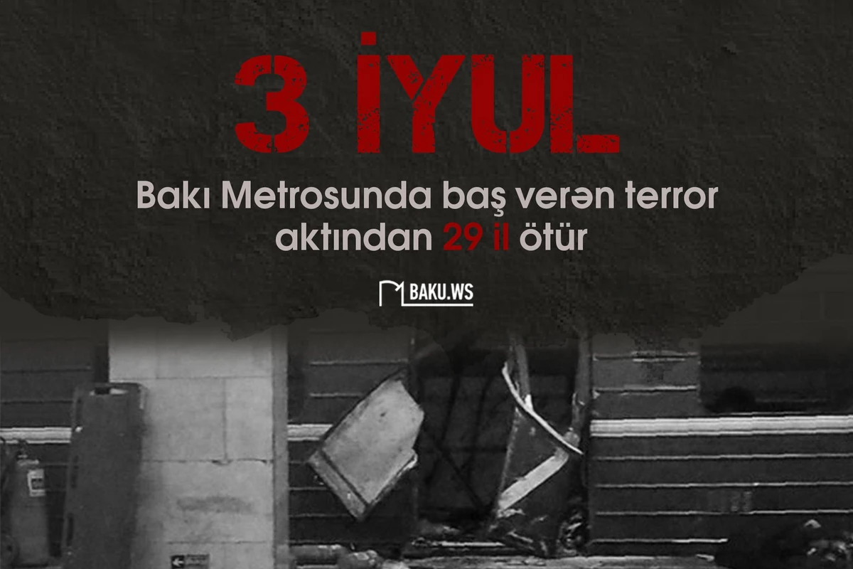 Bakı metrosundakı TERROR AKTINDAN 29 İL ÖTÜR