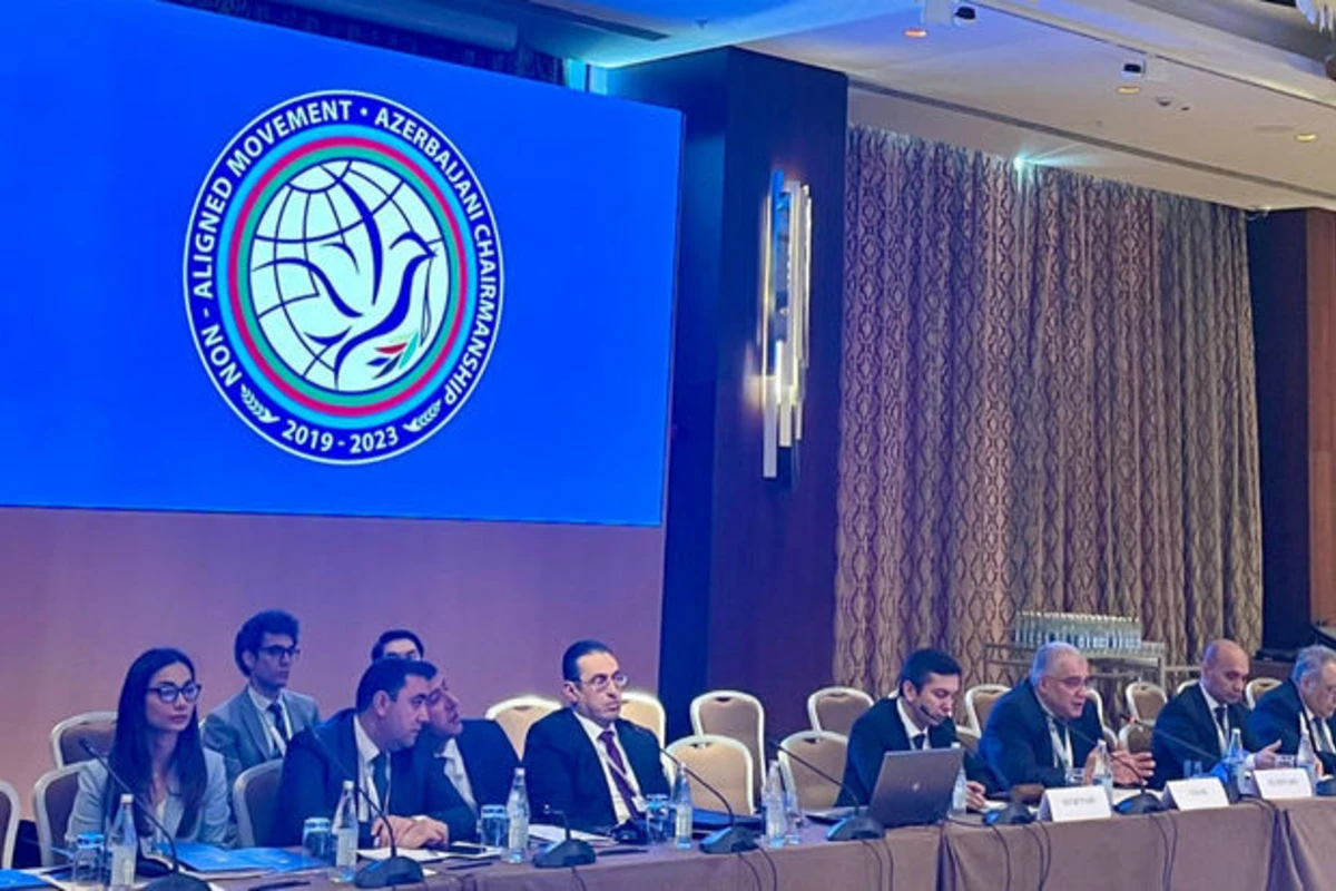 Bakıda Qoşulmama Hərəkatı nazirlərinin iclasına hazırlıq toplantısı keçirilir - FOTO