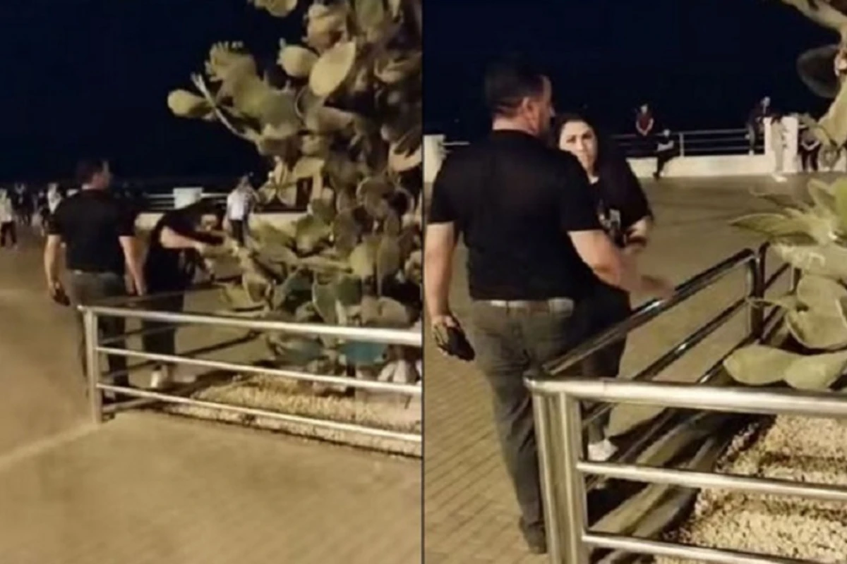 Polis Bulvarda etdiyi hərəkətə görə bu qadını axtarır - VİDEO