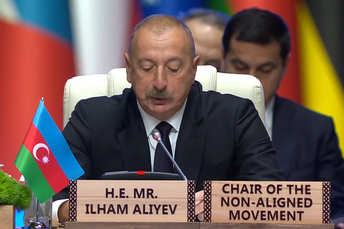 Президент: Если Армения заинтересована в достижении мира в регионе, то ее вооруженные силы должны полностью покинуть Карабах