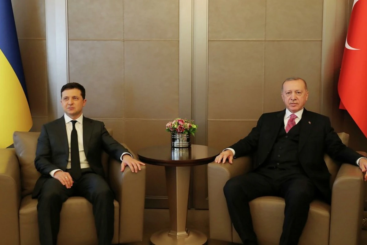 Ərdoğanın Zelenski ilə görüşü başlayıb