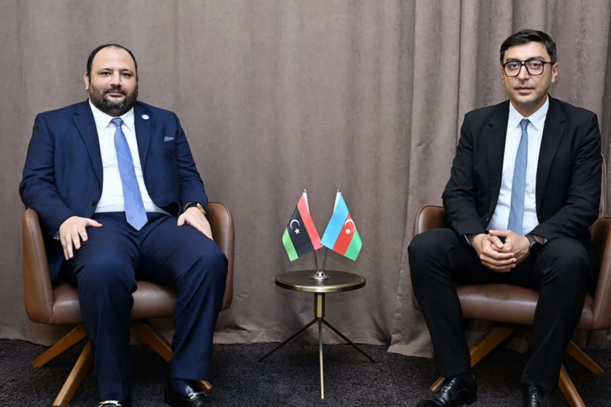 Fərid Qayıbov liviyalı nazir və səfirlə görüşüb - FOTO Fərid Qayıbov liviyalı nazir və səfirlə görüşüb - FOTO