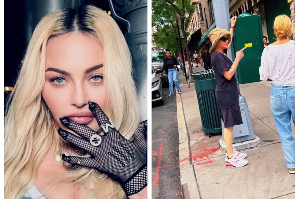 Madonna xəstəxanalıq olduqdan sonra ilk dəfə görüntüləndi