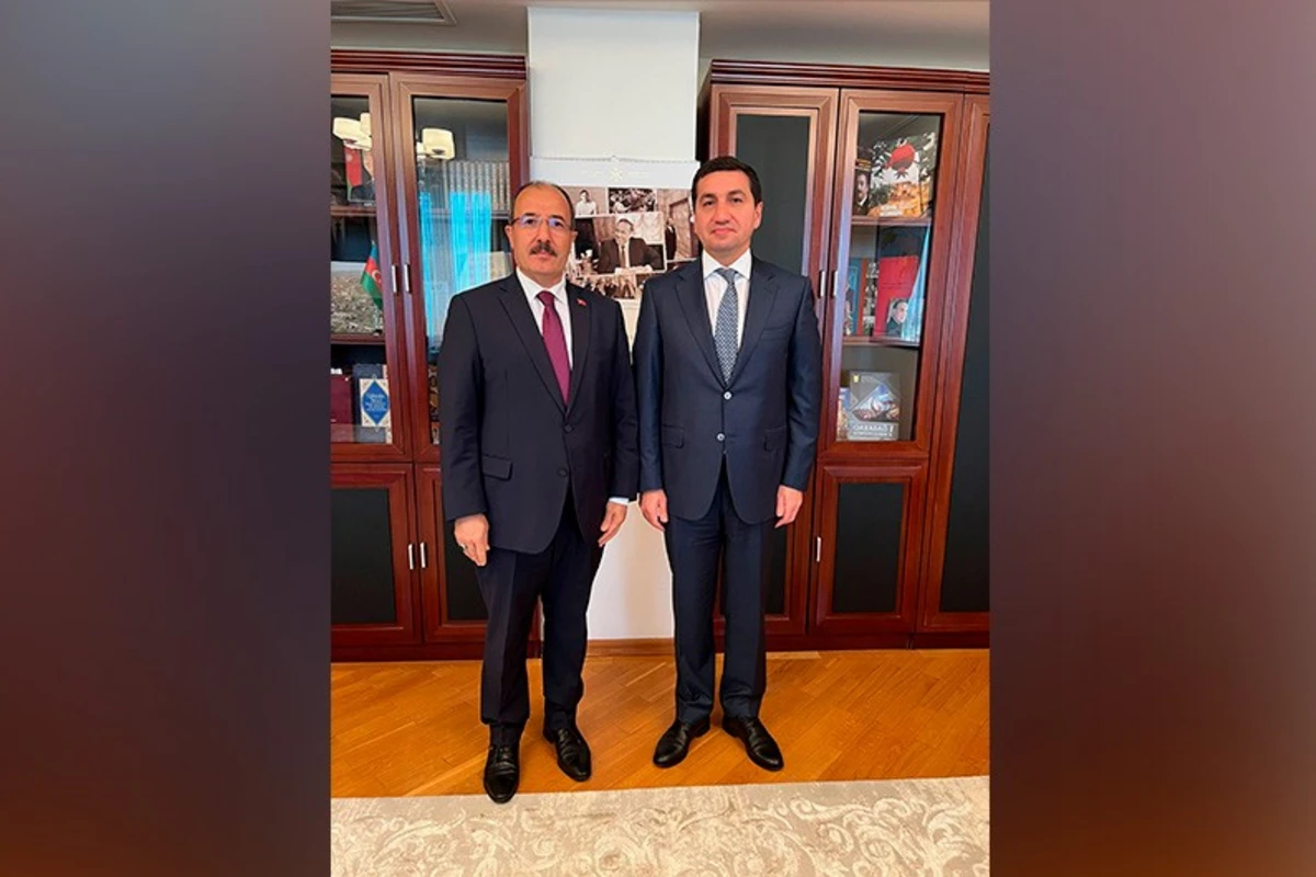 Prezidentin köməkçisi Türkiyə səfiri ilə Şuşa Bəyannaməsi üzrə hədəfləri müzakirə edib