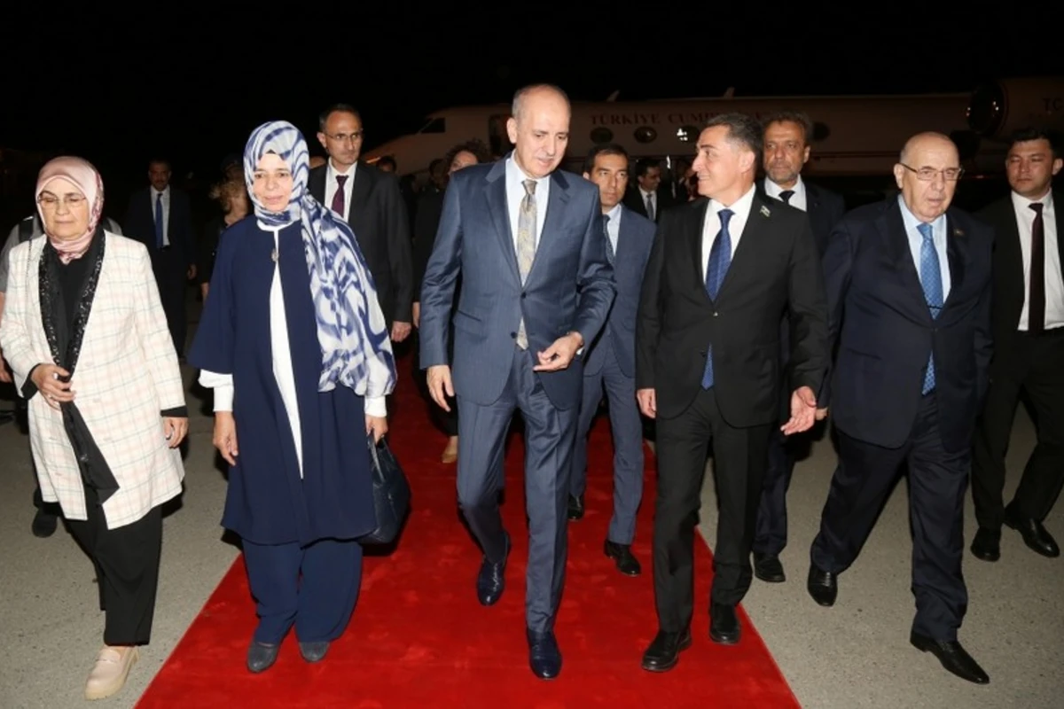 TBMM Sədri Numan Kurtulmuş Azərbaycana səfər edib