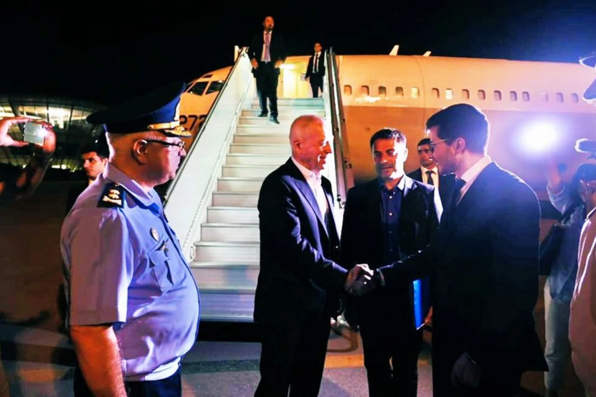 İsrailin müdafiə naziri Azərbaycana gəlib - FOTO