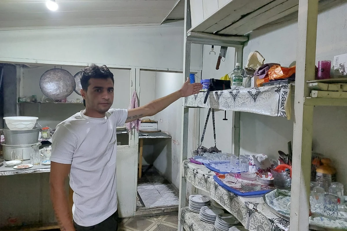 Qubada işlədiyi kafedən oğurluq edən şəxs saxlanılıb - FOTO