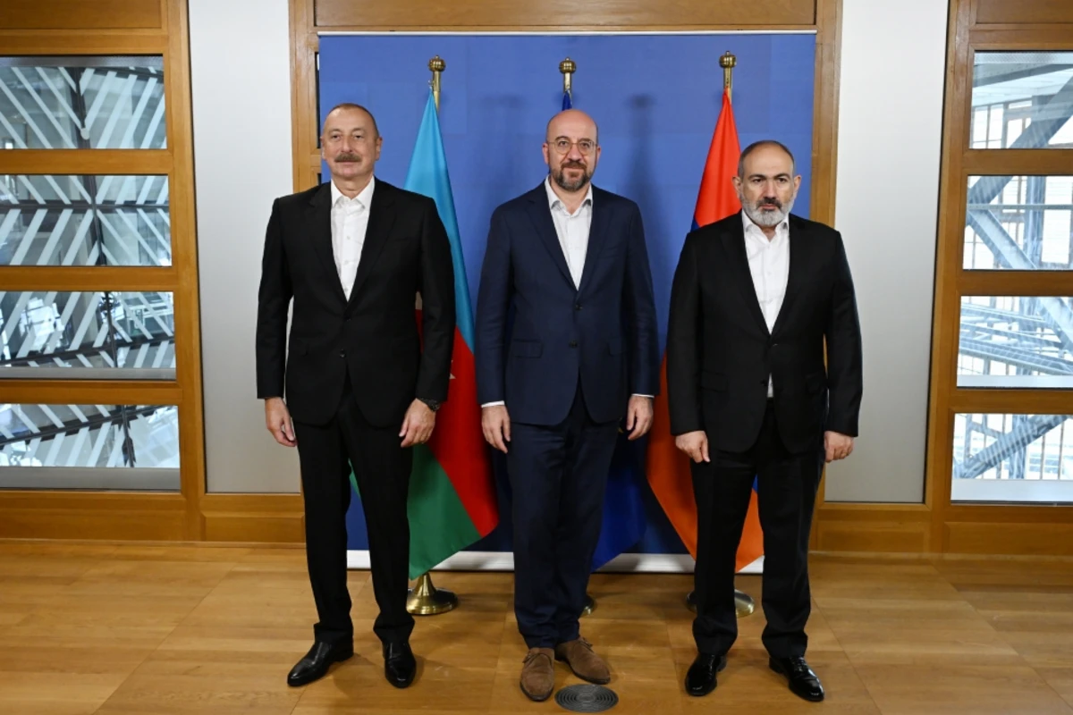 Brüsseldə Azərbaycan, Aİ Şurası və Ermənistan liderləri arasında görüş başa çatıb - YENİLƏNİB - FOTO