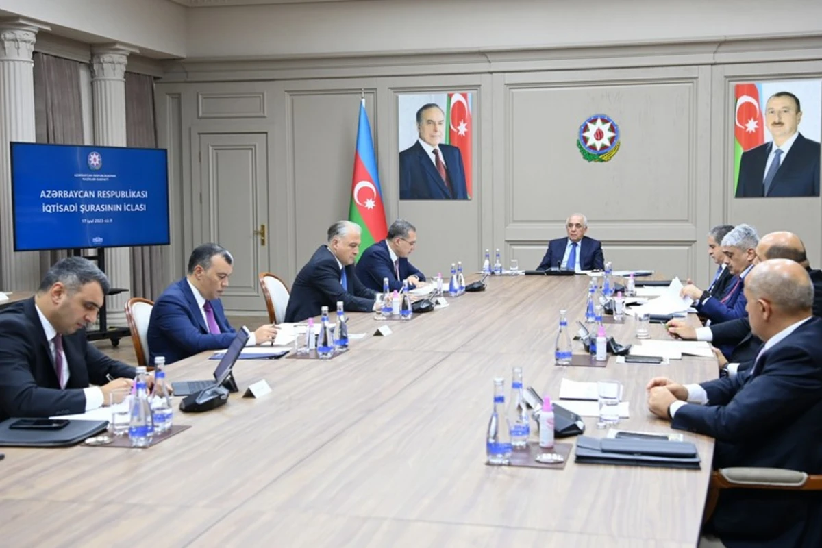 Baş nazir Əli Əsədovun rəhbərliyi ilə İqtisadi Şuranın iclası keçirilib
