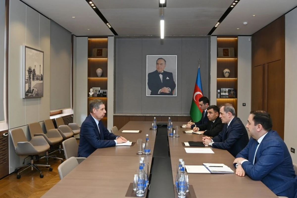 Ceyhun Bayramov Rusiyanın Azərbaycana yeni təyin olunmuş səfirini qəbul edib - FOTO