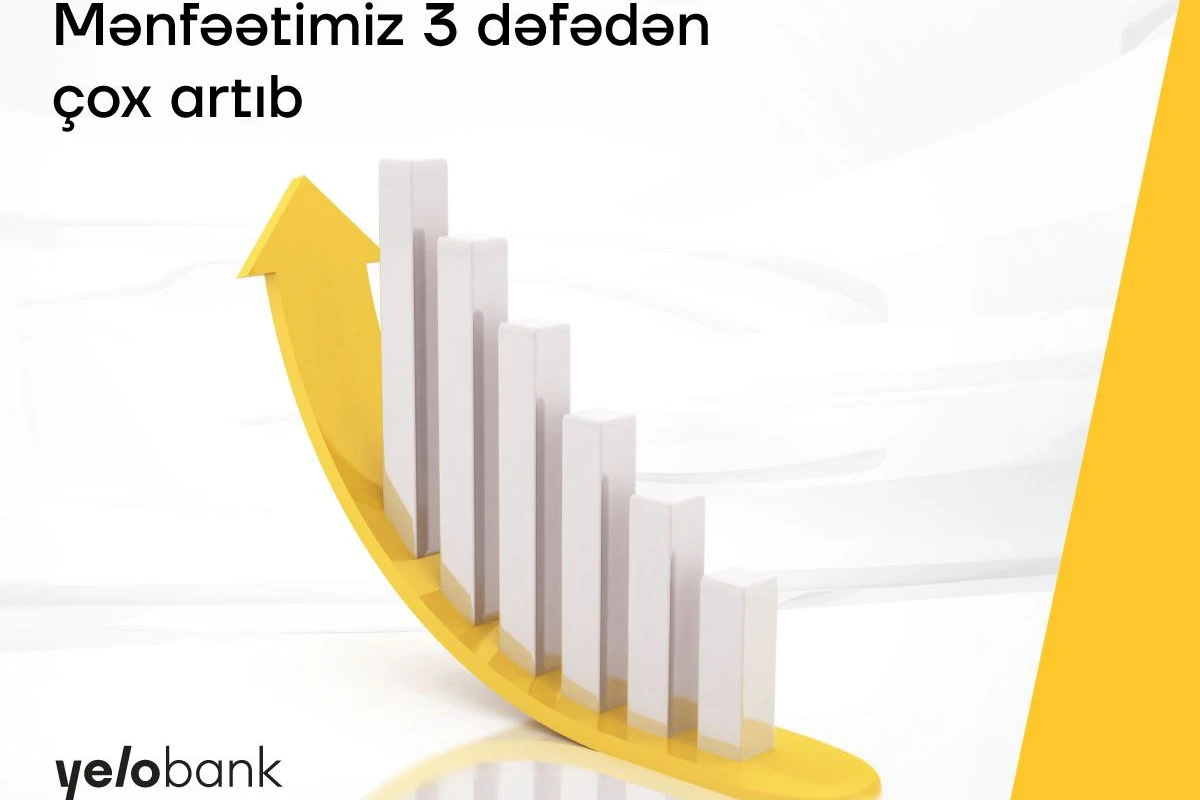 Yelo Bankın mənfəəti il ərzində 3 dəfədən çox artıb
