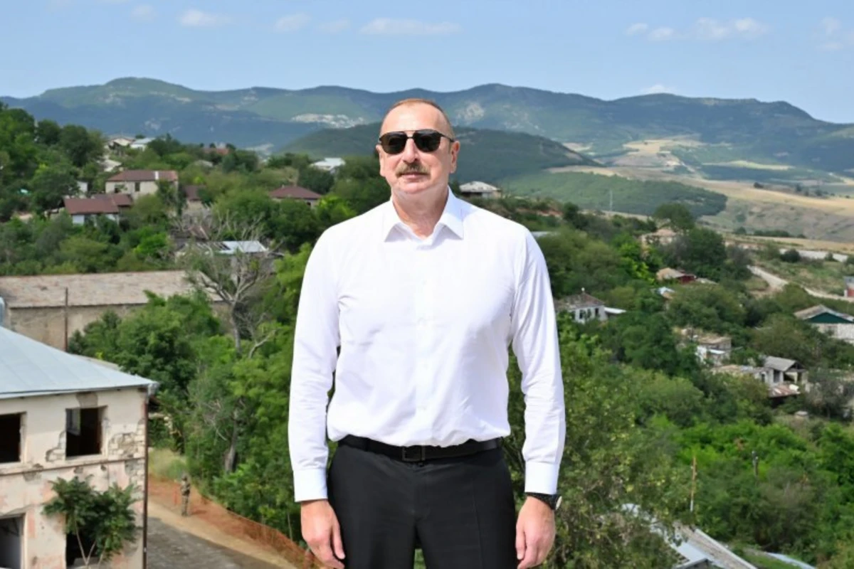 İlham Əliyev Xocalının işğaldan azad edilmiş Çanaqçı və Sığnaq kəndlərində olub