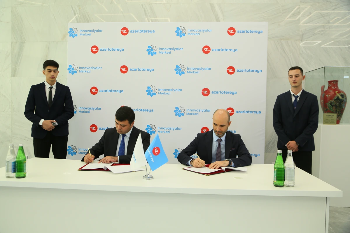 “İnnovasiyalar Mərkəzi” ilə Azərlotereya ASC arasında memorandum imzalanıb - FOTO