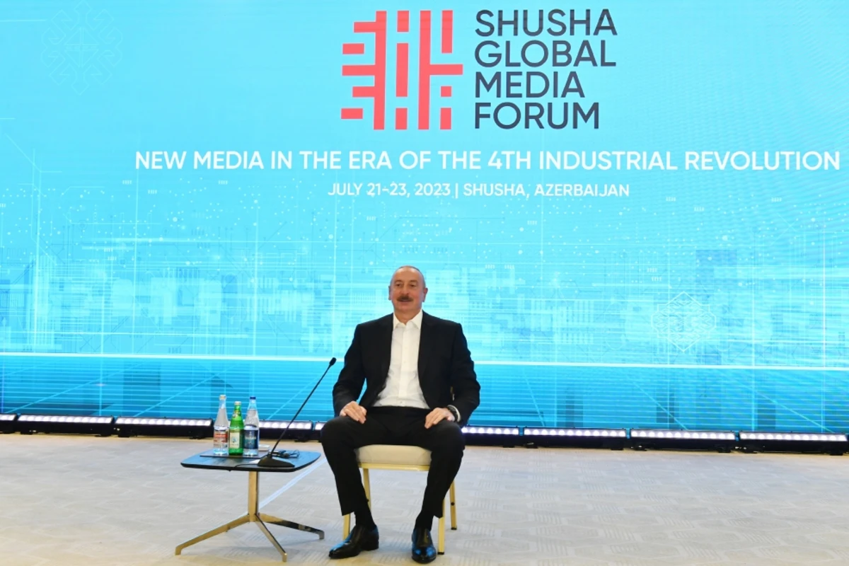 İlham Əliyev: Şuşa Qlobal Media Forumu ölkəmiz və Qarabağ bölgəsi üçün çox möhtəşəm tədbirdir