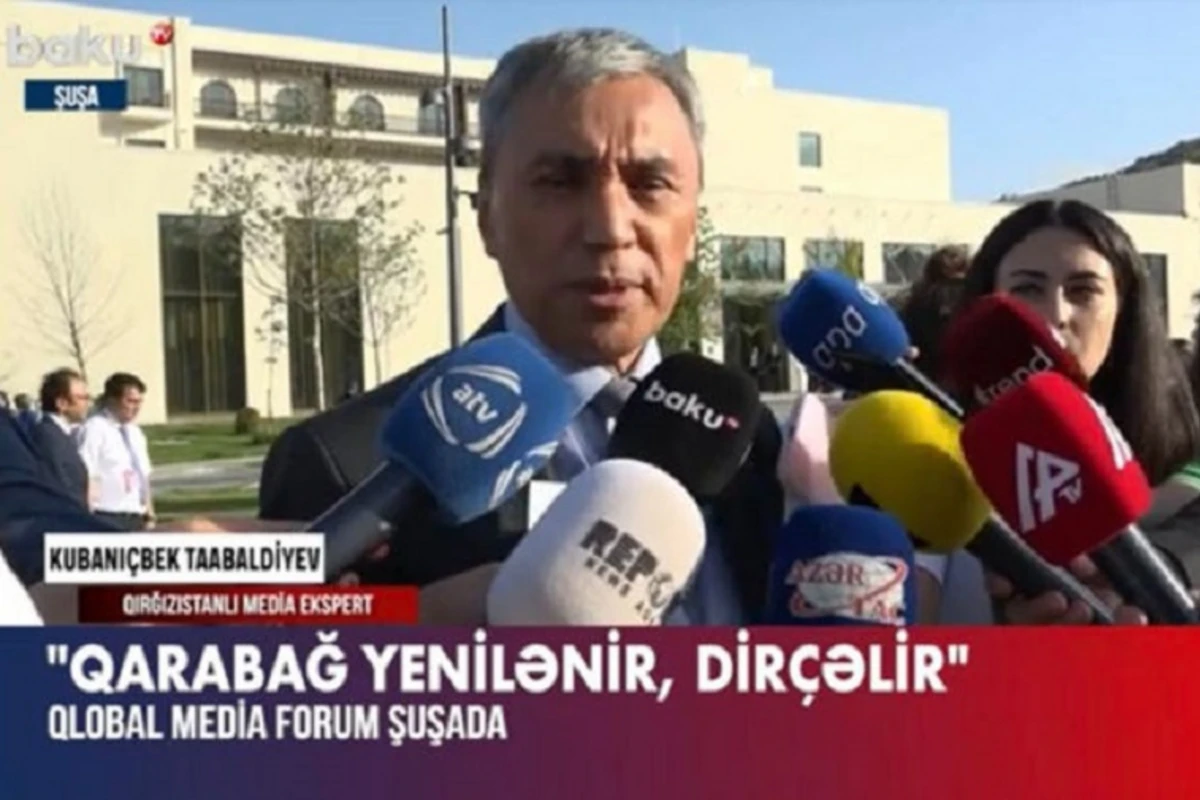 Qırğızıstanlı media eksperti: “Uğur qazanan ilk Şuşa olacaq” - VİDEO