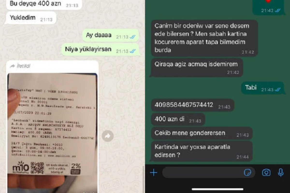 Bakıda həkimlərin başına iş gəldi: Whatsapp dələduzluğu - FOTO